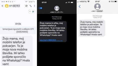 Nova prevara prišla do Slovenije: “Živjo, mama in očka”