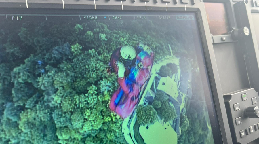 Drama na Šmarni gori: s helikopterjem odpeljali otroka (foto: PU Kranj)