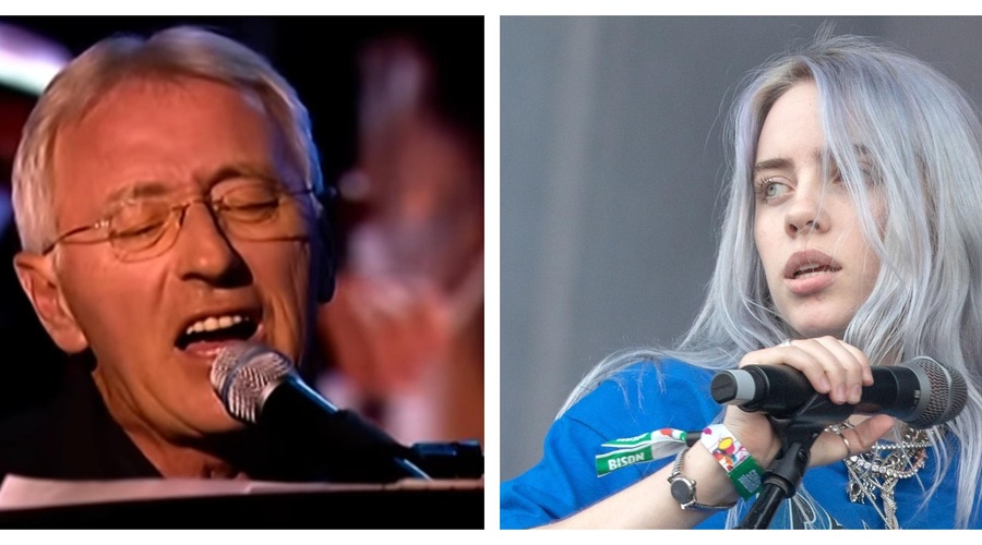 Neverjetna podobnost: je Billie Eilish za novo skladbo navdihnil Oliver Dragojević? (foto: Profimedia/Youtube/posnetek zaslona/fotomontaža)