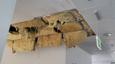 Drama na mariborskem letališču: v celoten objekt vdrla voda, sledila je evakuacija (FOTO)