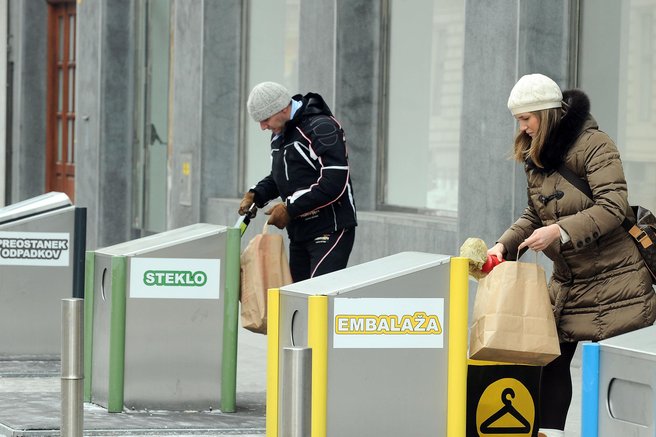 smeti odpadki ljubljana