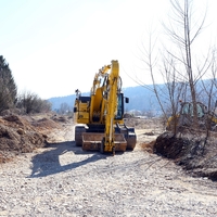 gradbišče, gaber, najdba