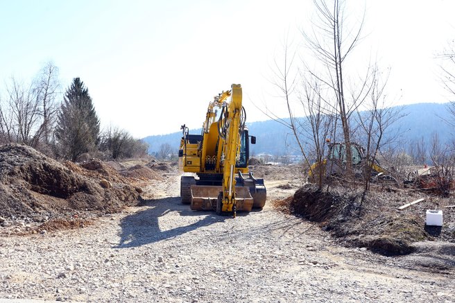 gradbišče, gaber, najdba