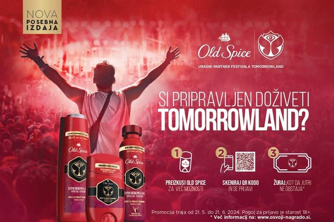 Old Spice je združil moči s festivalom Tomorrowland in se podal v svet glasbenih festivalov