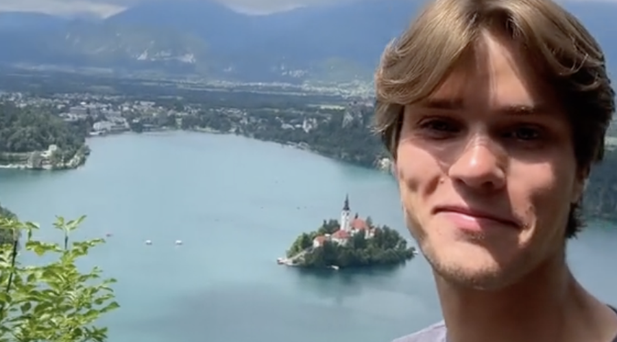Znani Američan na obisku v Sloveniji, kaj ga je najbolj navdušilo? (foto: TikTok/gabesco)