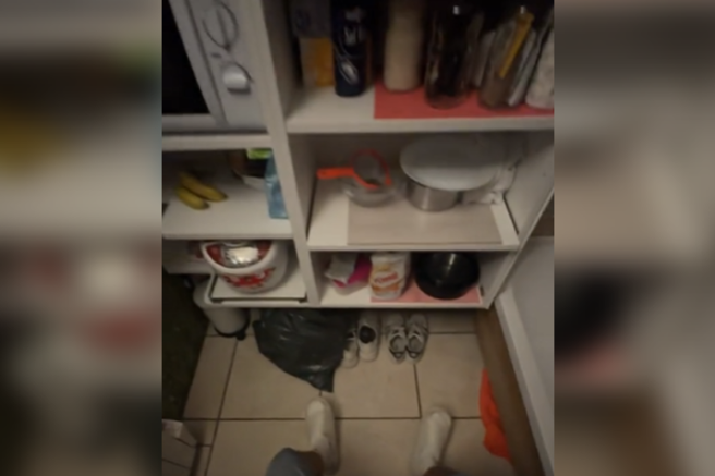 Pokazal, kako je videti stanovanje za 800 evrov: “Cel dan bi preživel zunaj”