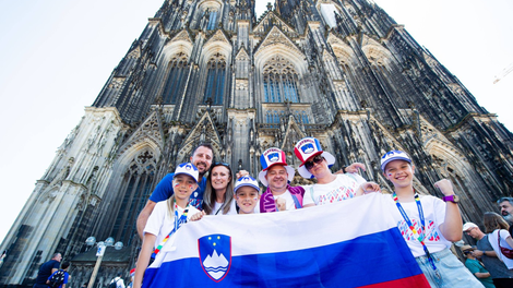 Slovenija nogomet navijači Koln Euro 2024