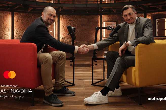 Borut Pahor Blaž Brodnjak podkast Mastercard navdiha