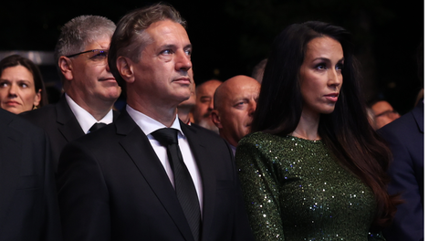 Robert Golob Tina Gaber državna proslava