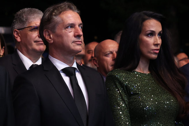 Robert Golob Tina Gaber državna proslava