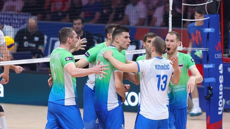 Slovenski odbojkarji so se prebili v polfinale lige narodov!