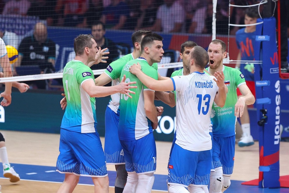 Slovenski odbojkarji so se prebili v polfinale lige narodov!