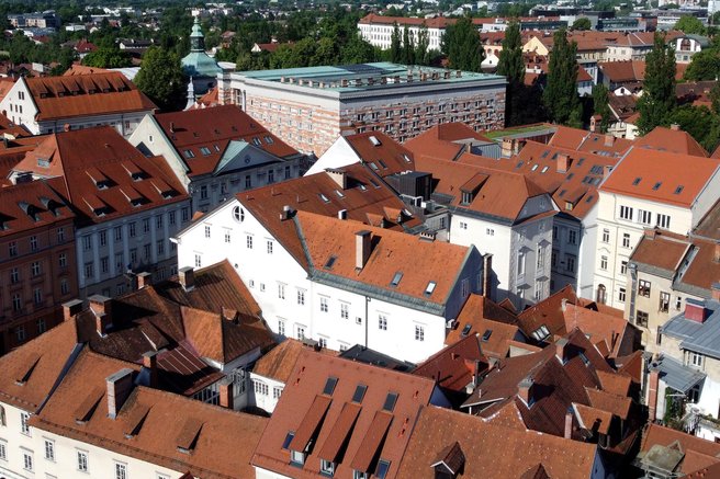 ljubljana center panorama