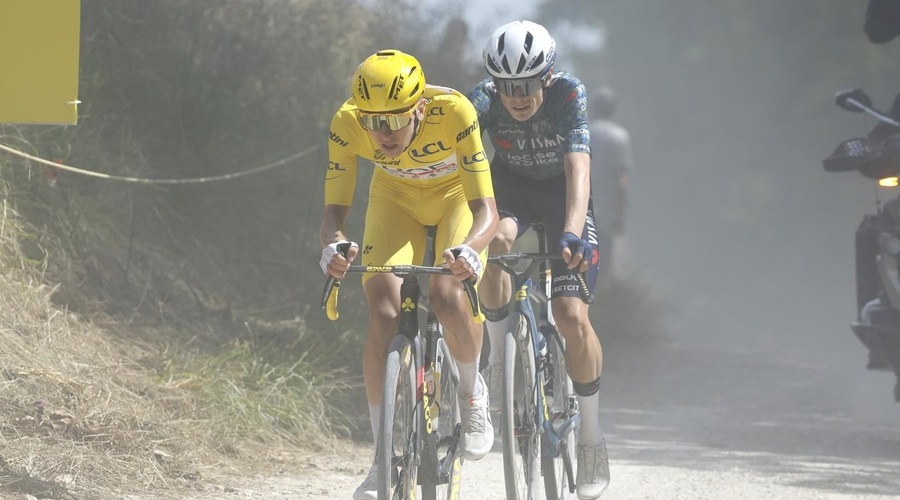 Turgis zmagovalec etape, Pogačar ostaja vodilni v skupnem seštevku (foto: Profimedia)