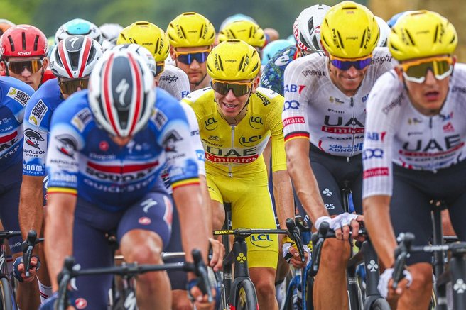 Belgijec zmagovalec desete etape Toura, kam se je uvrstil Tadej Pogačar?