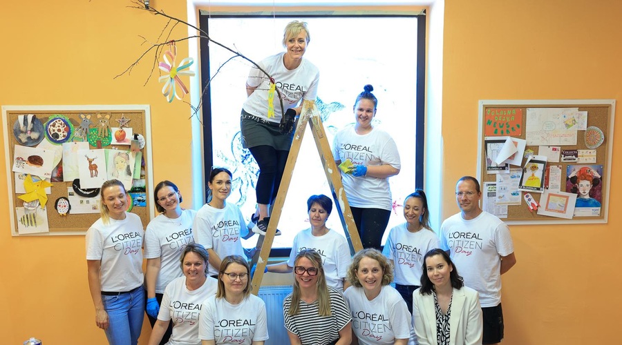 Zaposleni podjetja L'Oréal osvežili večgeneracijski center Skupna Točka (foto: promocijska fotografija)