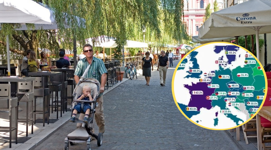 Statistika, po kateri je Slovenija v evropskem vrhu (celo pred skandinavskimi državami) (foto: Profimedia/theworldmap/fotomontaža)