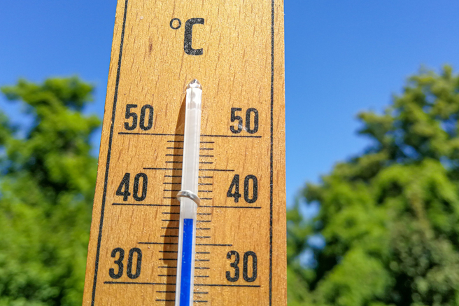termometer vročina