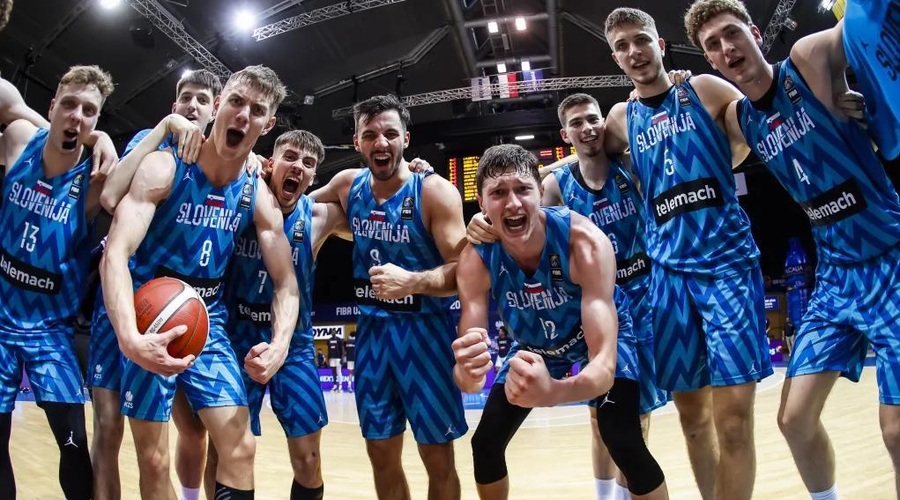 Slovenski košarkarji do 20 let so se prebili v finale evropskega prvenstva! (foto: Fiba)