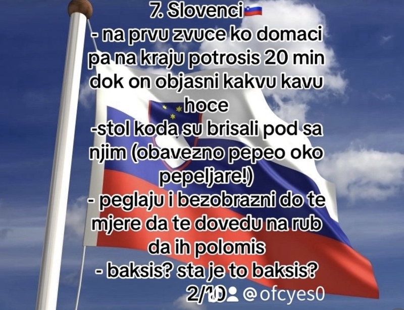 Ocena, ki Slovencem ni v ponos.
