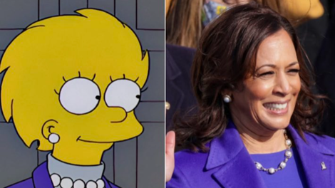Je Simpsonovim znova uspelo? Kandidaturo Kamale Harris napovedali že davno