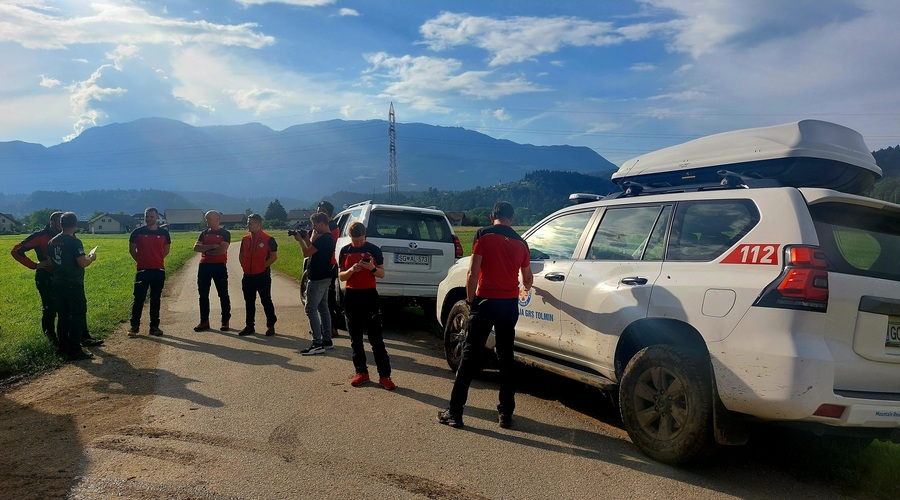 Trening terenske vožnje gorskih reševalcev (foto: Zavarovalnica Triglav)