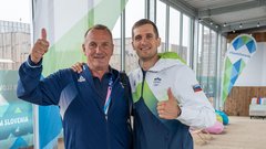 Obisk visokih predstavnikov Slovenije v olimpijski vasi v Parizu