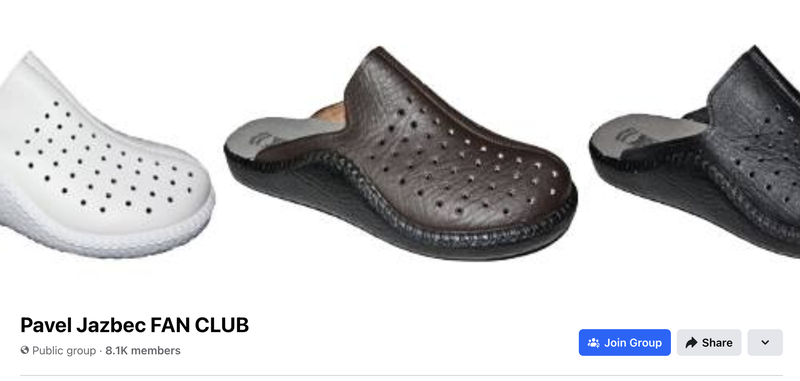 Skupina ljubiteljev obutve Pavel Jazbec ima na Facebooku več kot osem tisoč članov.