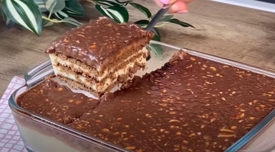 Torta brez peke – pripravite jo dobesedno v 5 minutah: poslastica je kot nalašč za tople dni (VIDEO) (foto: YouTube/Lecker mit Sophie Mayer/posnetek zaslona)