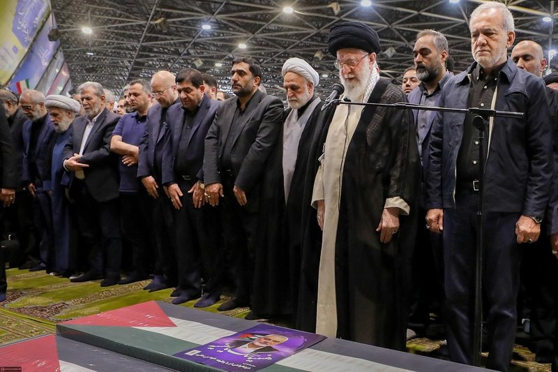 Pogrebna slovesnost za voditelja Hamasa Ismaila Haniyeha - Teheran