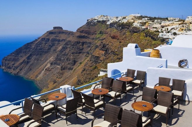 Santorini Grčija