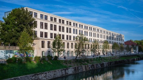 center rog, stavba, zunaj, ljubljana