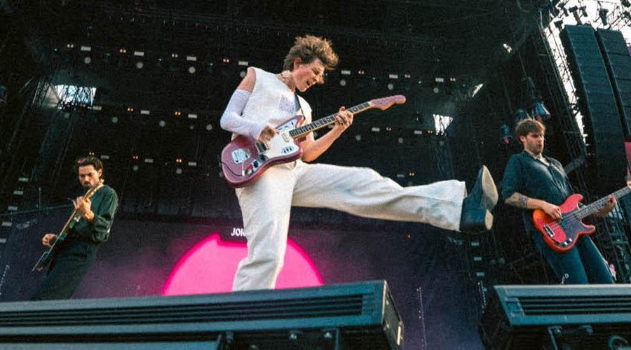 Joker Out navdušili na slavnem festivalu, plapolale so slovenske zastave (foto: Vita Orehek)