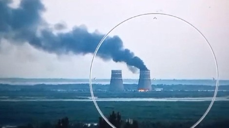 Požar v ukrajinski jedrski elektrarni
