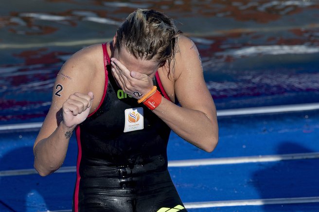živali olimpijske igre Pariz plavalka Sharon van Rouwendaal