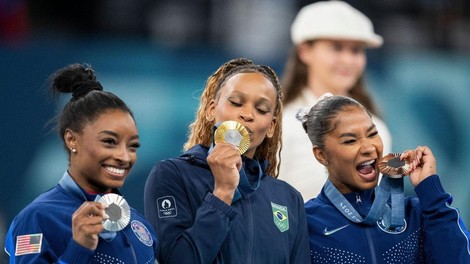 OI gimnastika medalje Jordan Chiles bronasta