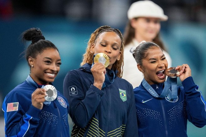 OI gimnastika medalje Jordan Chiles bronasta