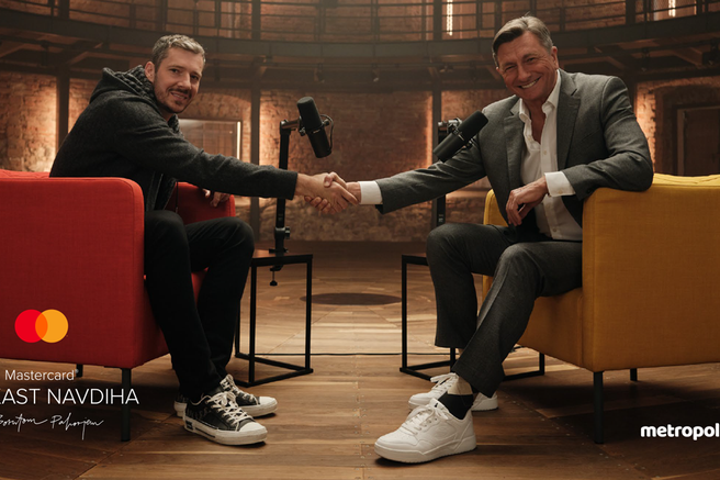 Borut Pahor Goran Dragić podkast Mastercard navdiha