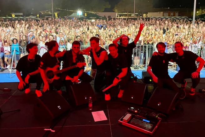 Skupina Booom! nastop koncert Portorož The Kolors