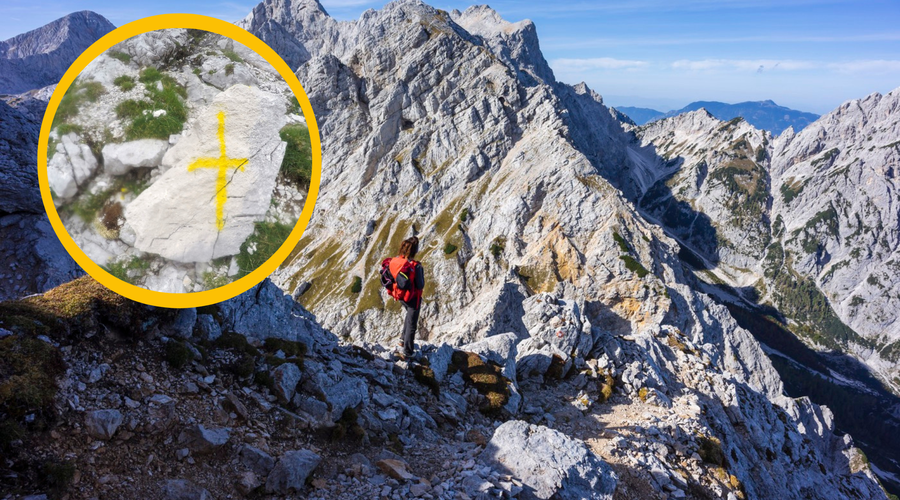 Pozor! V slovenskih gorah vandali poskušajo planince spraviti na stranpota: "Boste to uredili vi ali ... " (foto: FB Matej Mato Hribar/Profimedia)