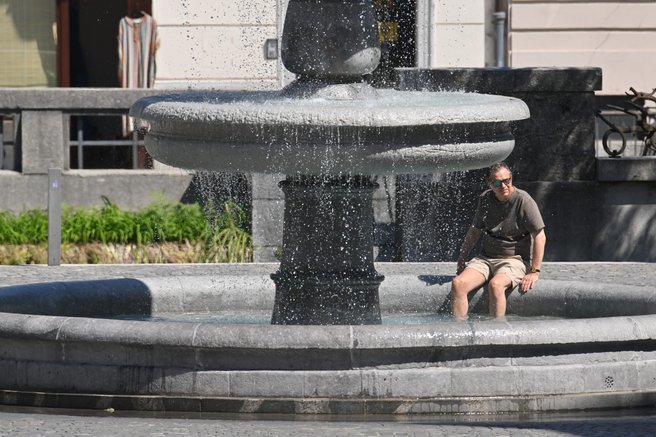 vrocina Ljubljana hlajenje fontana