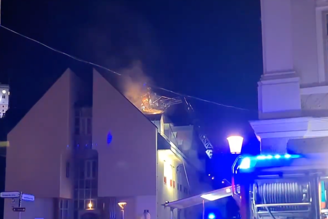 požar ljubljana ponoči zagorelo