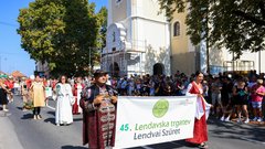 45. Lendavska trgatev dogodek vinska kraljica Lucija Šetar