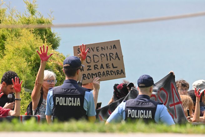 protest gaza bled