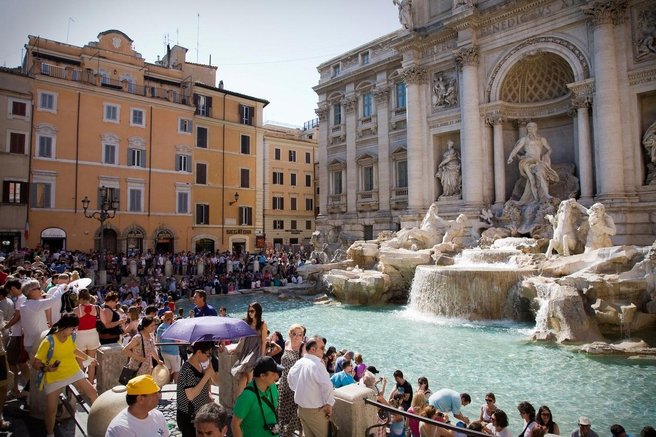 Trevi Italija vodnjak