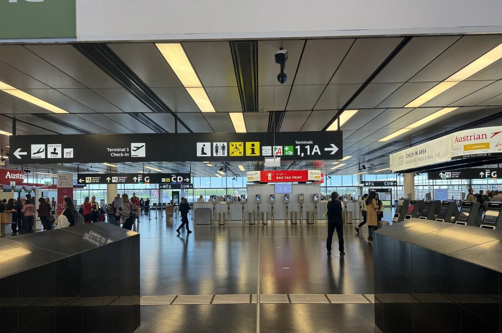 Letališče v Schwechatu, Dunaj. (foto: Profimedia)