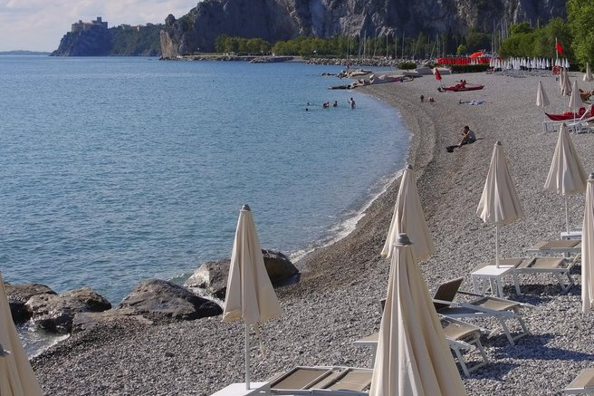 plaža sesljan italija