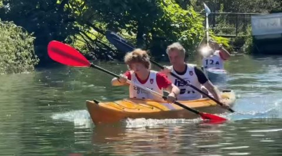 Robert Golob v javnosti prvič pokazal svojega sina Markusa (VIDEO) (foto: Instagram/Robert Golob/posnetek zaslona)