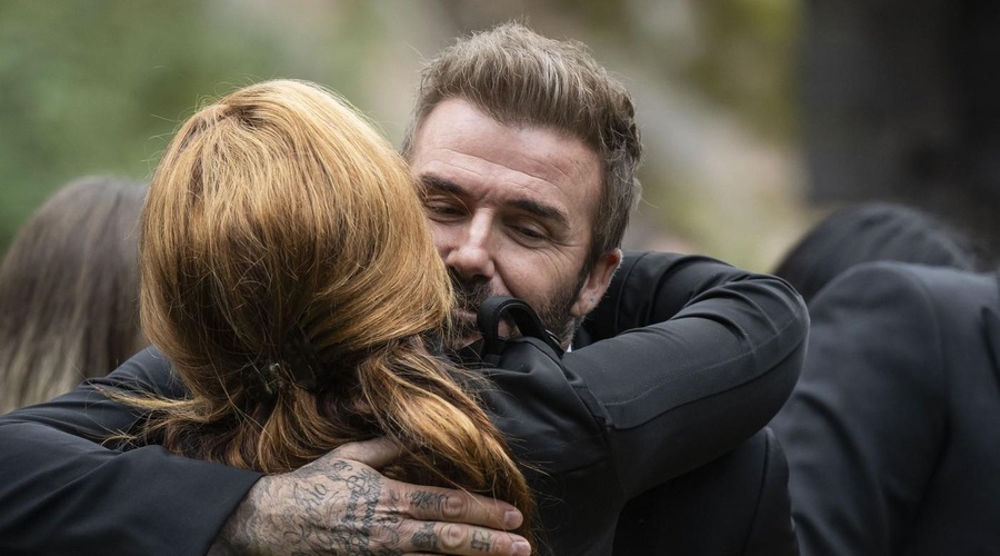 Slovo od nogometnega velikana: na pogreb prišel tudi David Beckham (foto: Profimedia)