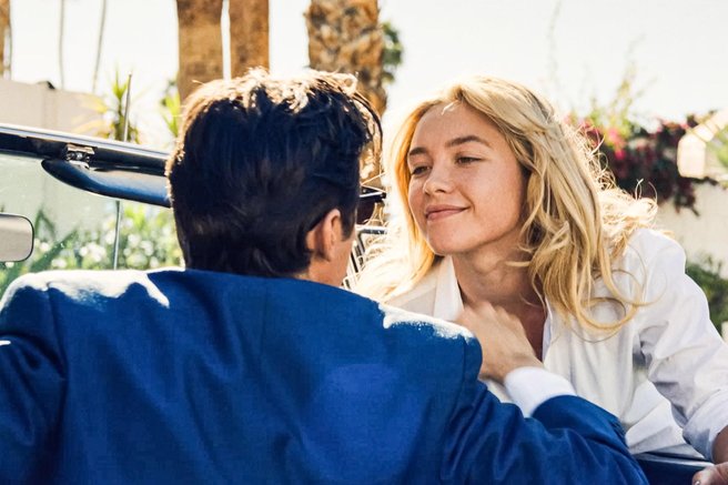 Florence Pugh par ljubezen zaljubljenost poljub sreča